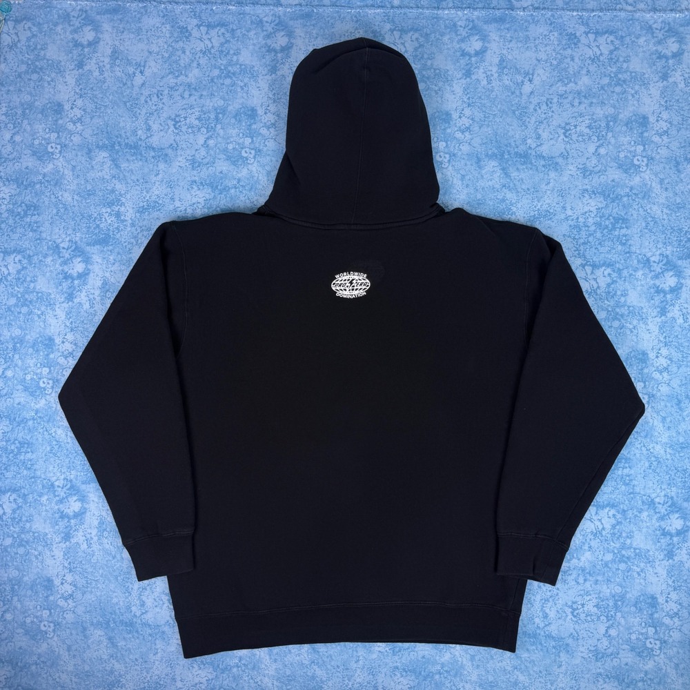 Pro Era World Domination Hoodie Mens Large Black Brooklyn Graphic Sweatshirt - Picture 7 of 13